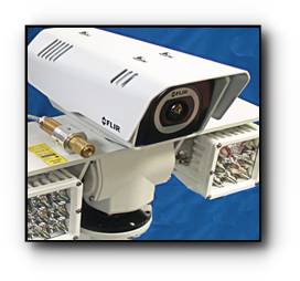 PoE Powered Thermal Imaging PTZ Camera System